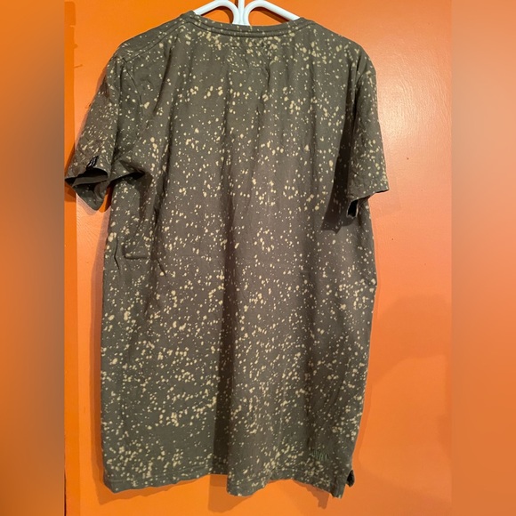 🇦🇺 DVNT Acid Speckle Striped Tee Shirt Melbourne US L 🇦🇺 - Picture 6 of 8